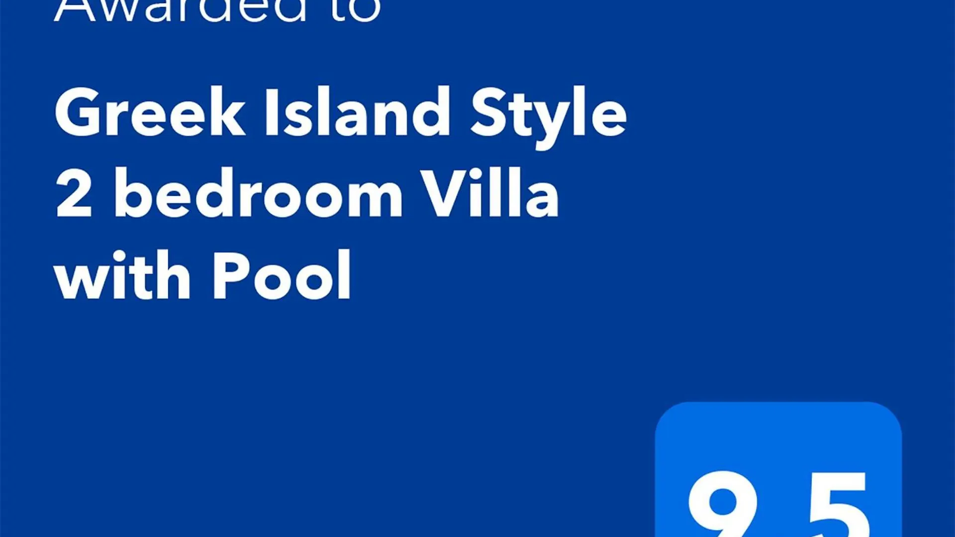 Greek Island Style 2 Bedroom Villa With Pool Next To The Sea Larnaca Cyprus